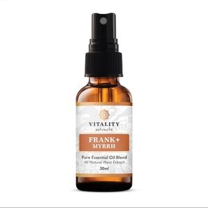 2 PACK -Vitality Extracts Essential Oil Blend Frank+Myrrh 30ML SPRAY BOTTLE-NEW